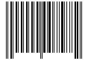 Number 7588 Barcode