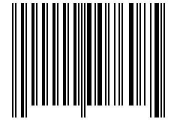 Number 7608 Barcode