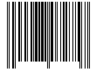 Number 77072757 Barcode