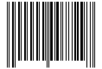Number 7729 Barcode