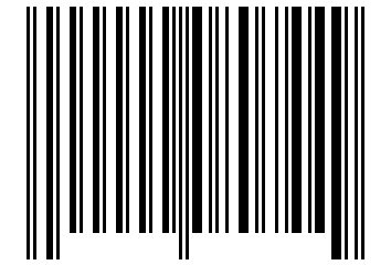 Number 80744 Barcode