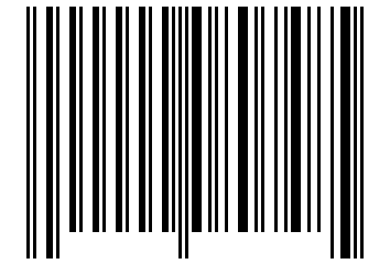 Number 80748 Barcode