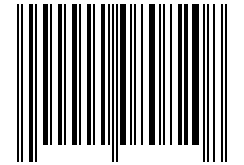 Number 80820 Barcode