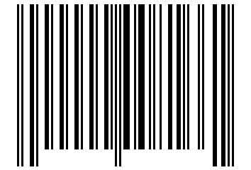 Number 8166 Barcode