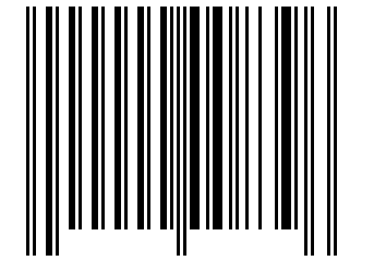Number 8396 Barcode