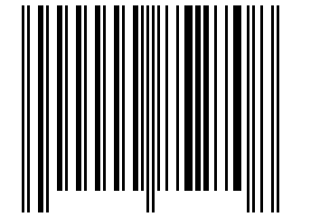 Number 852708 Barcode