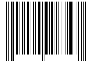 Number 8757 Barcode