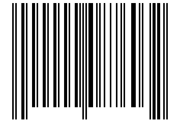 Number 87603 Barcode