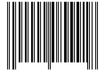 Number 89991 Barcode