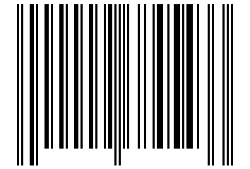 Number 9684543 Barcode