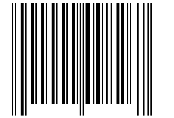 Number 98267 Barcode