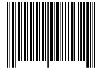 Number 98572 Barcode