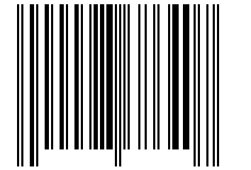 Number 98686407 Barcode