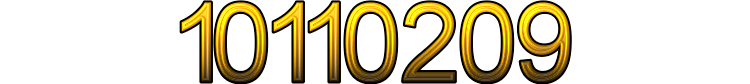 Number 10110209