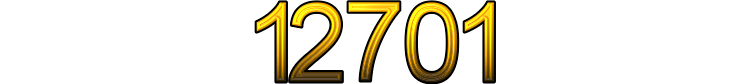 Number 12701