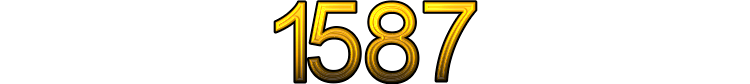 Number 1587