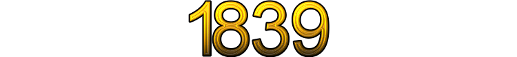 Number 1839