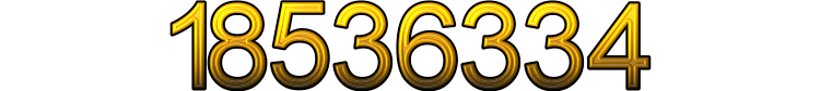 Number 18536334