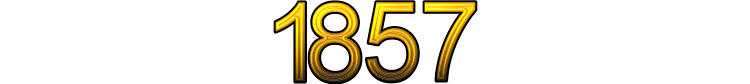 Number 1857