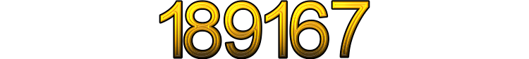 Number 189167
