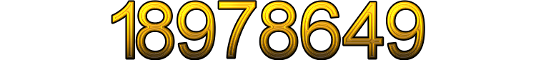 Number 18978649