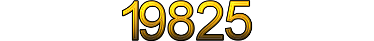Number 19825