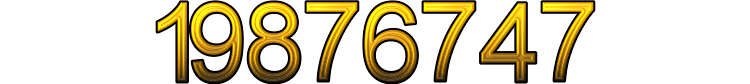 Number 19876747