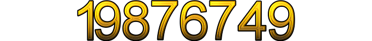 Number 19876749