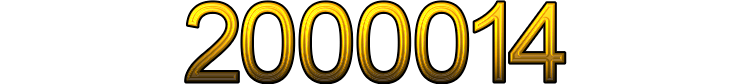 Number 2000014