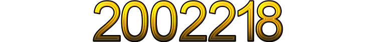 Number 2002218