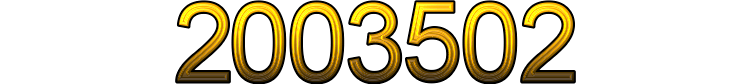 Number 2003502