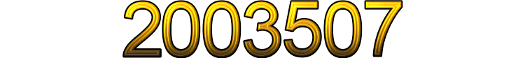 Number 2003507