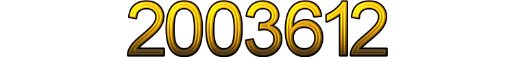 Number 2003612
