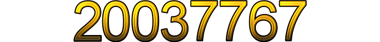 Number 20037767