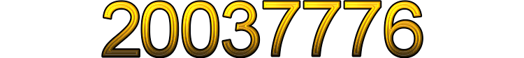 Number 20037776