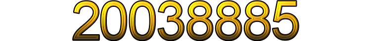 Number 20038885