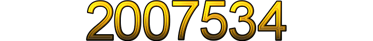 Number 2007534