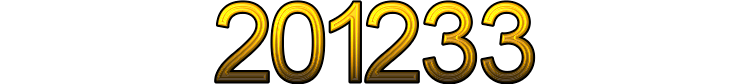 Number 201233