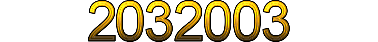 Number 2032003