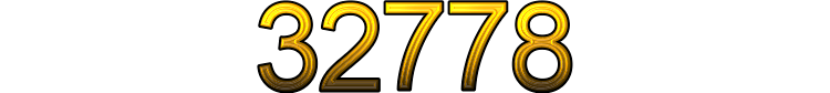 Number 32778