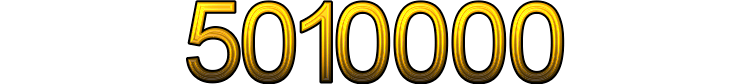 Number 5010000