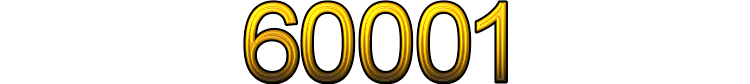 Number 60001