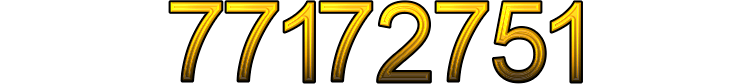 Number 77172751