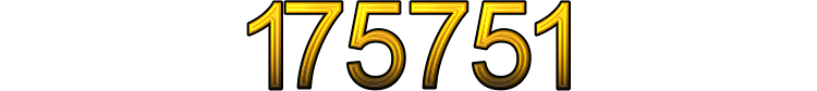 Numeris 175751
