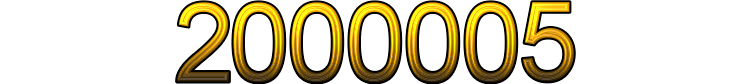 Numeris 2000005