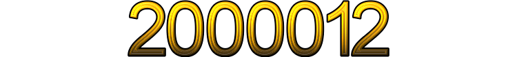 Numeris 2000012