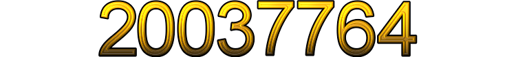 Numeris 20037764