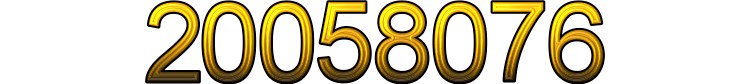 Numeris 20058076