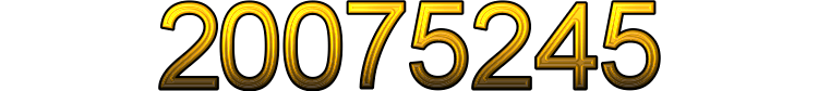 Numeris 20075245