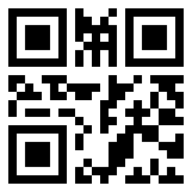 Number 17400001 QR code